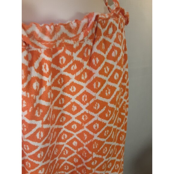 Copper Key NWT Orange Flirty Tie Straps Tank Top Size Large - Picture 5 of 9